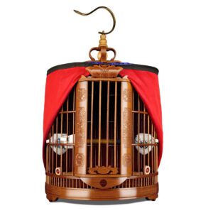 Medium Bamboo Bird Cage – Natural