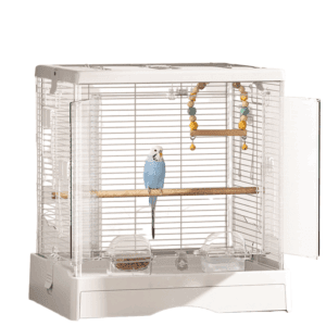 Medium White Acrylic Bird Cage