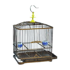 Small Hanging Bamboo Bird Cage – Natural